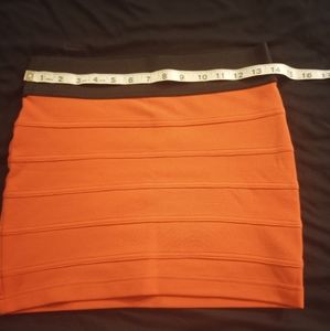 GUESS Coral Bandaged Mini Skirt